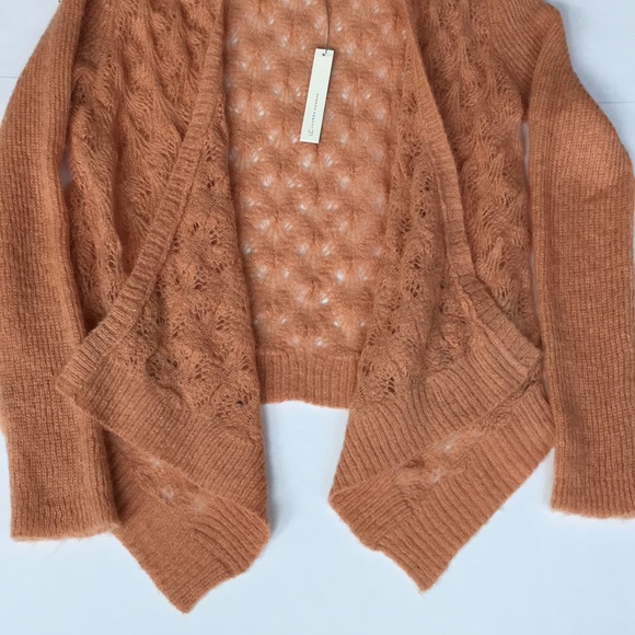 🎉 Host Pick 🎉 Lauren Conrad Pointelle Flyaway Cardigan - Size S - NWT - Picture 3 of 6